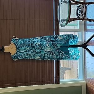 Kate & Mallory High Low Print Dress